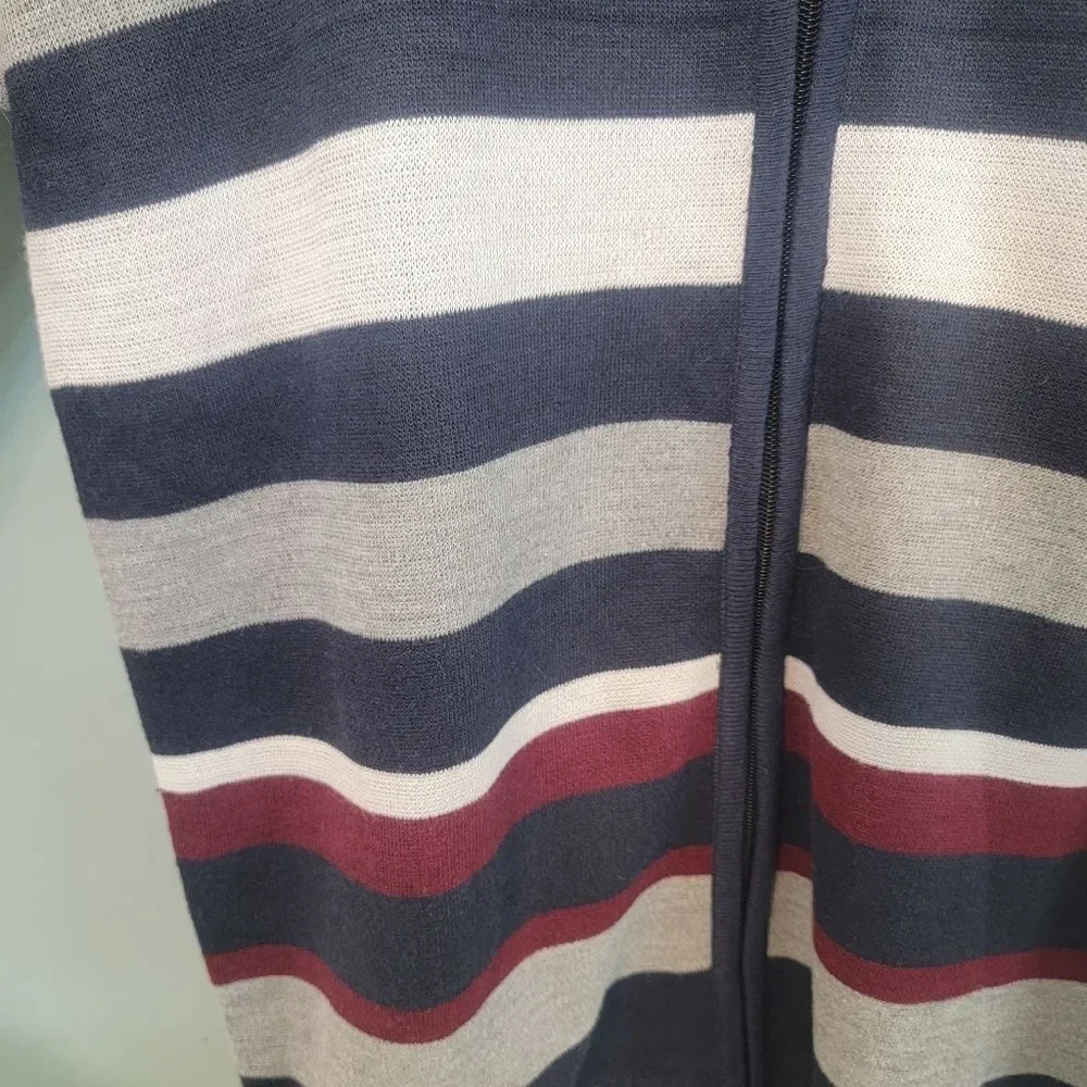 Akademiks Mens Stripe Casual Sweater Cardigan Size Medium‎